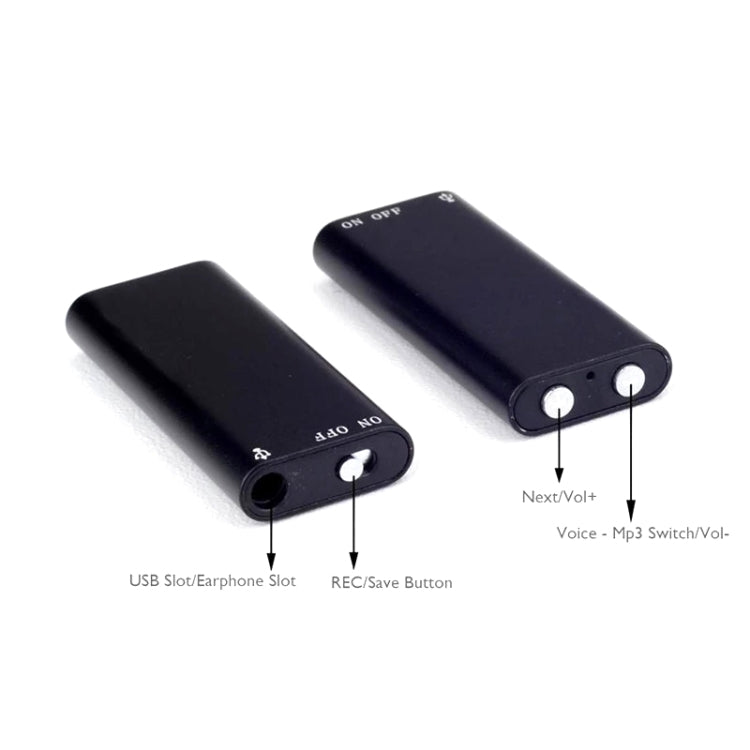 SK892 Mini Portable USB Recording Pen Voice Recorder Audio Sound Dictaphone MP3 Player, Capacity:4GB