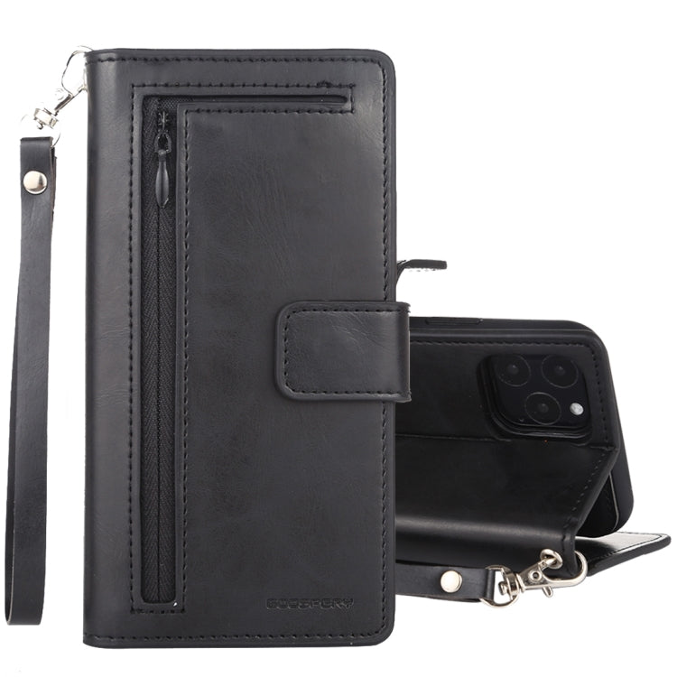 For iPhone 11 Pro Max GOOSPERY DETACHABLE DIARY Detachable Horizontal Flip Leather Case with Holder & Card Slots & Zipper & Wallet