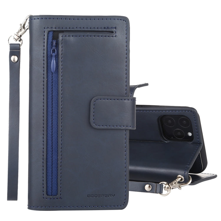For iPhone 11 Pro Max GOOSPERY DETACHABLE DIARY Detachable Horizontal Flip Leather Case with Holder & Card Slots & Zipper & Wallet