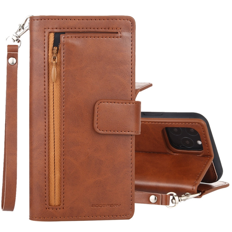 For iPhone 11 Pro Max GOOSPERY DETACHABLE DIARY Detachable Horizontal Flip Leather Case with Holder & Card Slots & Zipper & Wallet