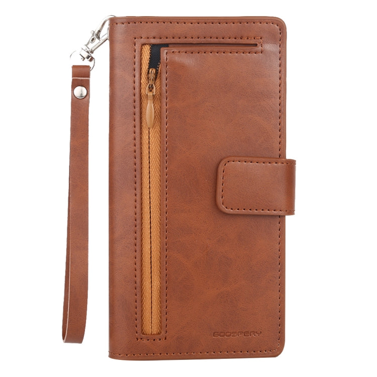 For iPhone 11 GOOSPERY DETACHABLE DIARY Detachable Horizontal Flip Leather Case with Holder & Card Slots & Zipper & Wallet