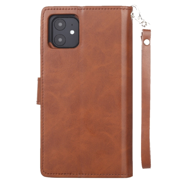 For iPhone 11 GOOSPERY DETACHABLE DIARY Detachable Horizontal Flip Leather Case with Holder & Card Slots & Zipper & Wallet