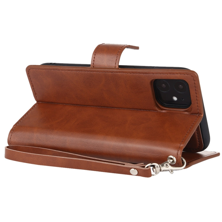 For iPhone 11 GOOSPERY DETACHABLE DIARY Detachable Horizontal Flip Leather Case with Holder & Card Slots & Zipper & Wallet