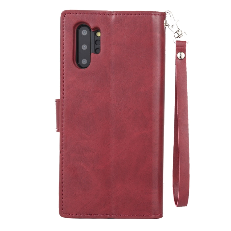 For Galaxy Note 10+ GOOSPERY DETACHABLE DIARY Detachable Horizontal Flip Leather Case with Holder & Card Slots & Zipper & Wallet