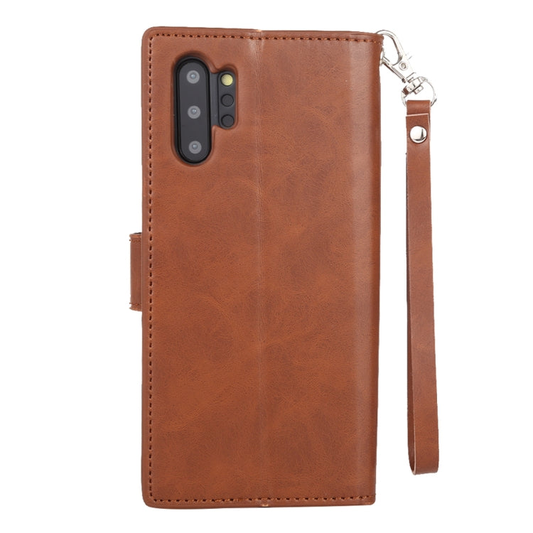 For Galaxy Note 10+ GOOSPERY DETACHABLE DIARY Detachable Horizontal Flip Leather Case with Holder & Card Slots & Zipper & Wallet