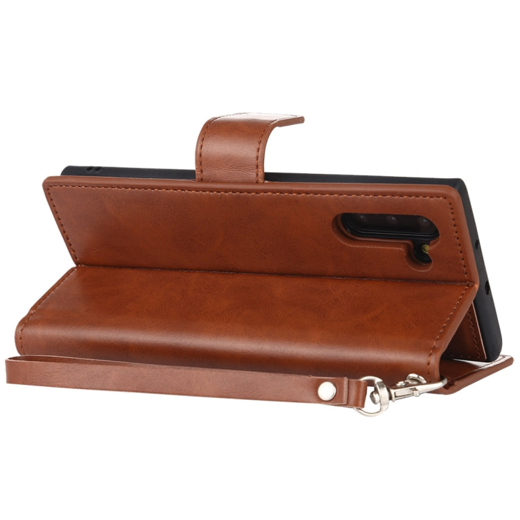For Galaxy Note 10+ GOOSPERY DETACHABLE DIARY Detachable Horizontal Flip Leather Case with Holder & Card Slots & Zipper & Wallet
