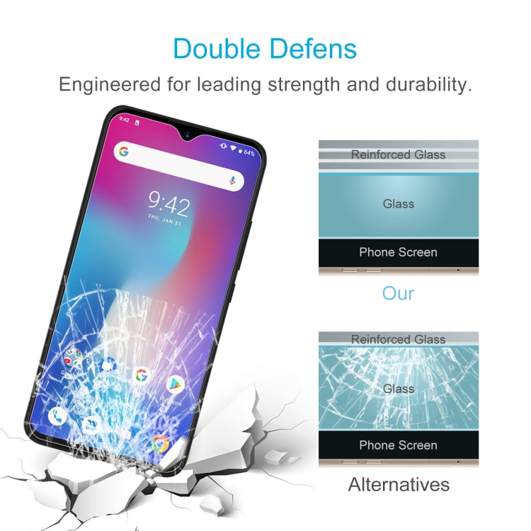 For Umidigi Power 5 10 PCS 0.26mm 9H 2.5D Tempered Glass Film