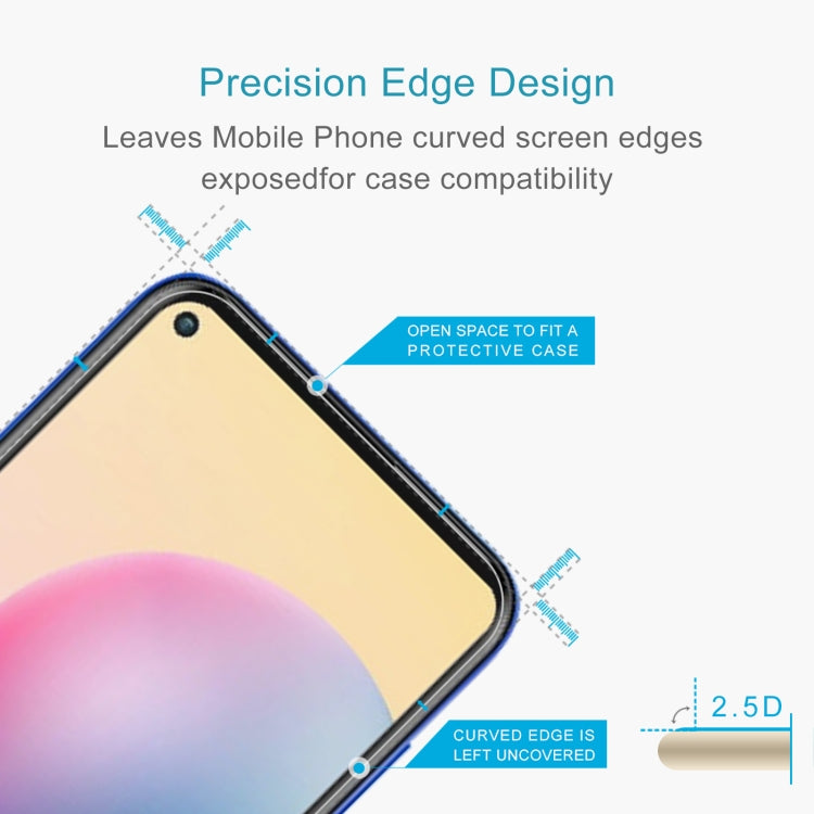 For Blackview A90 50 PCS 0.26mm 9H 2.5D Tempered Glass Film