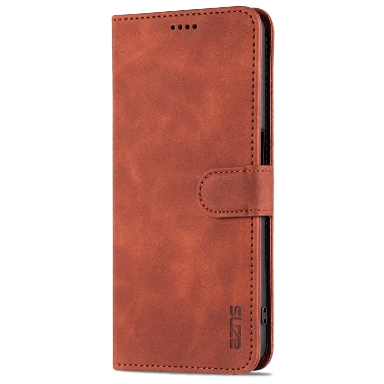 For OPPO A72 5G / A52 5G AZNS Skin Feel Calf Texture Horizontal Flip Leather Case with Card Slots & Holder & Wallet