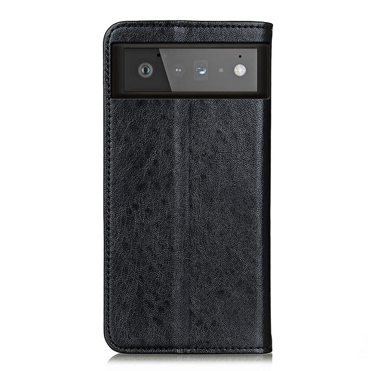 For Google Pixel 6 Magnetic Crazy Horse Texture Horizontal Flip Leather Case with Holder & Card Slots & Wallet