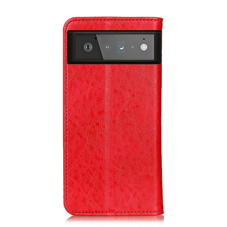 For Google Pixel 6 Magnetic Crazy Horse Texture Horizontal Flip Leather Case with Holder & Card Slots & Wallet