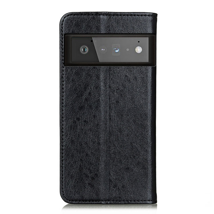 For Google Pixel 6 Pro Magnetic Crazy Horse Texture Horizontal Flip Leather Case with Holder & Card Slots & Wallet