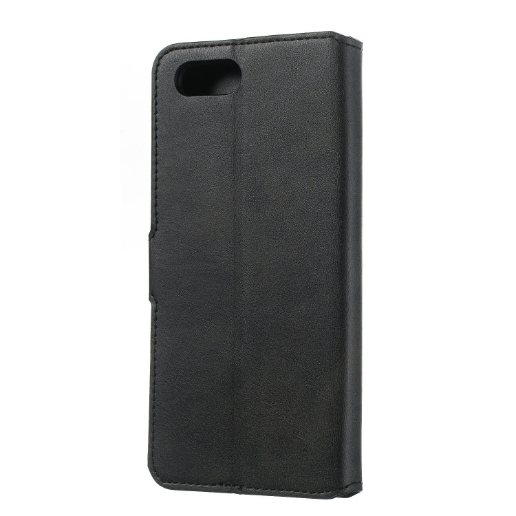 For OPPO A3s / A5 / R15 Neo Solid Color Buckle Horizontal Flip Leather Case with Wallet & Holder & Card Slots