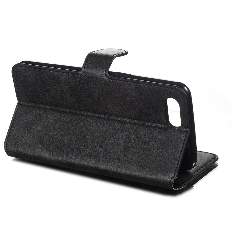 For OPPO A3s / A5 / R15 Neo Solid Color Buckle Horizontal Flip Leather Case with Wallet & Holder & Card Slots