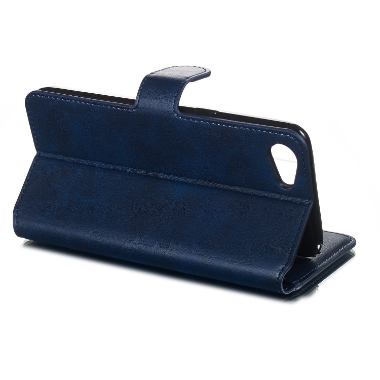 For OPPO A83 / A1 Solid Color Buckle Horizontal Flip Leather Case with Wallet & Holder & Card Slots