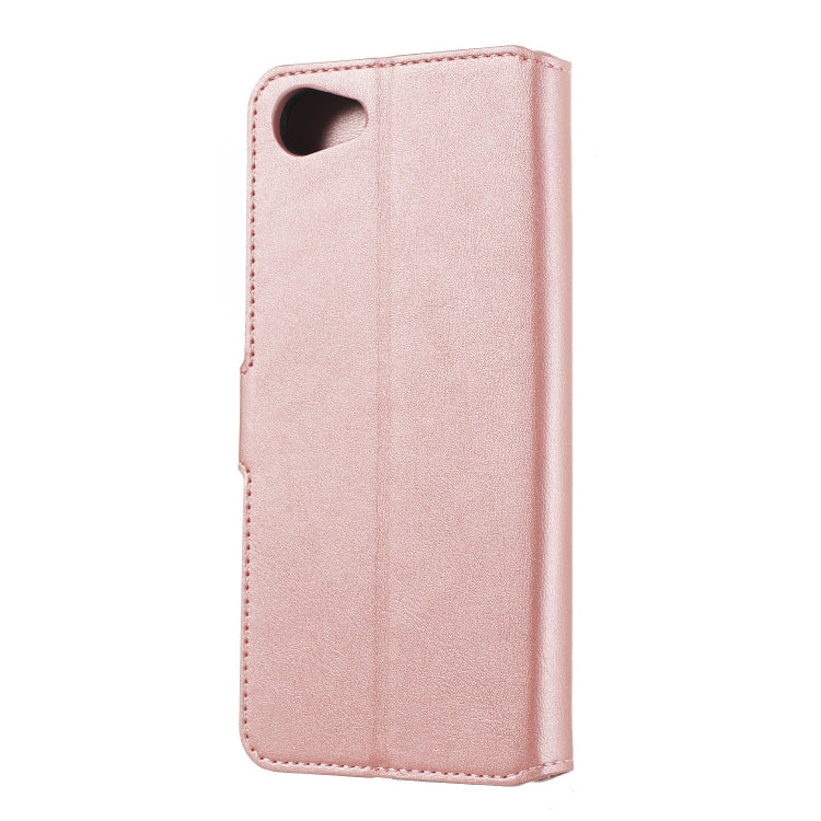 For OPPO A83 / A1 Solid Color Buckle Horizontal Flip Leather Case with Wallet & Holder & Card Slots
