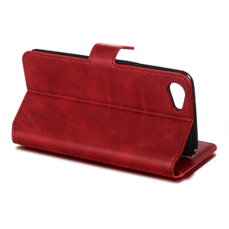 For OPPO A83 / A1 Solid Color Buckle Horizontal Flip Leather Case with Wallet & Holder & Card Slots