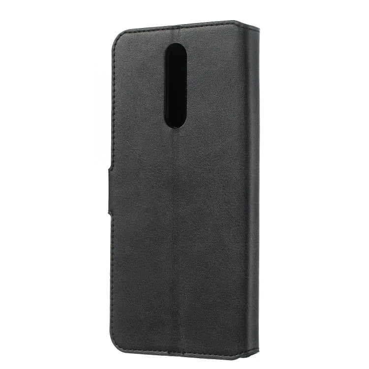 For OPPO A9 / F11 Solid Color Buckle Horizontal Flip Leather Case with Wallet & Holder & Card Slots