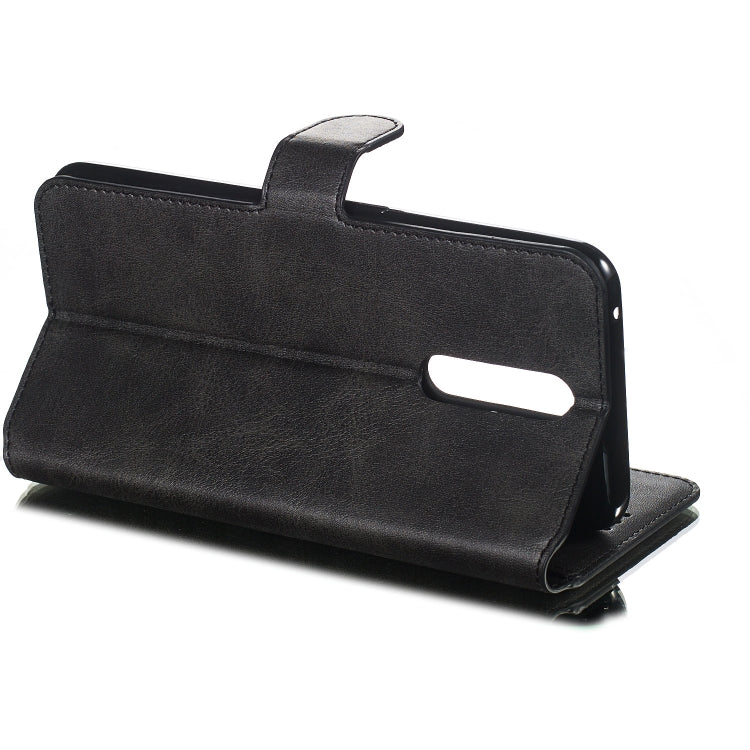 For OPPO A9 / F11 Solid Color Buckle Horizontal Flip Leather Case with Wallet & Holder & Card Slots