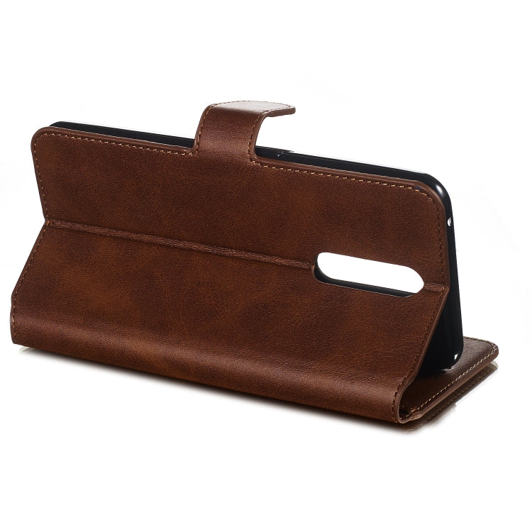 For OPPO A9 / F11 Solid Color Buckle Horizontal Flip Leather Case with Wallet & Holder & Card Slots