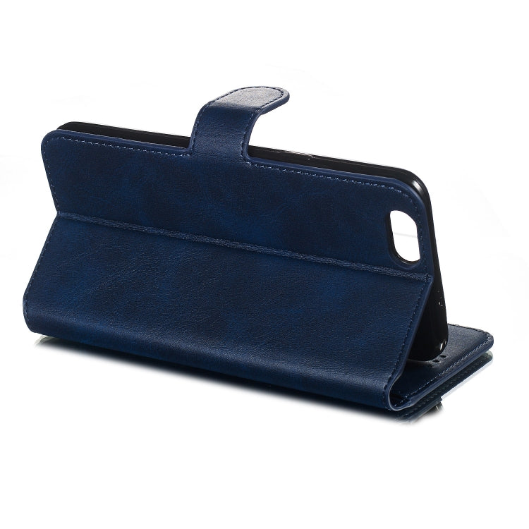 For OPPO A59 / F1s Solid Color Buckle Horizontal Flip Leather Case with Wallet & Holder & Card Slots