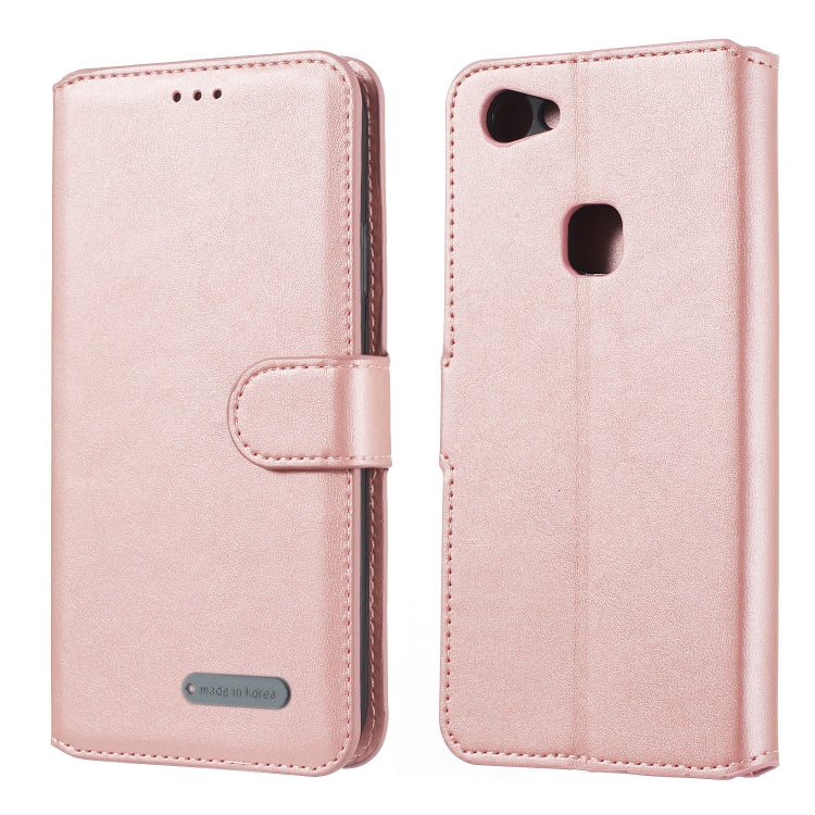 For Vivo Y83 Solid Color Buckle Horizontal Flip Leather Case with Wallet & Holder & Card Slots