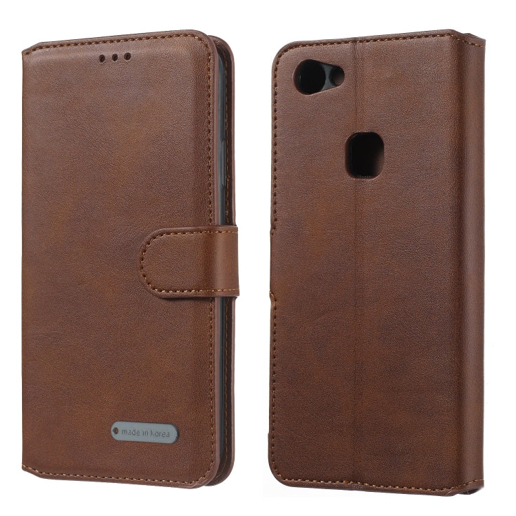 For Vivo Y83 Solid Color Buckle Horizontal Flip Leather Case with Wallet & Holder & Card Slots