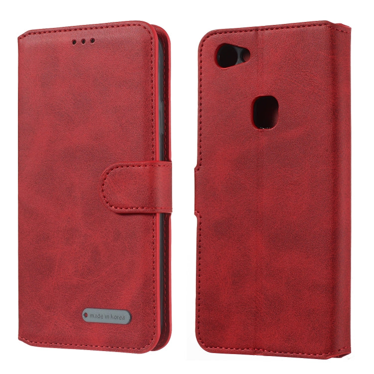 For Vivo Y83 Solid Color Buckle Horizontal Flip Leather Case with Wallet & Holder & Card Slots