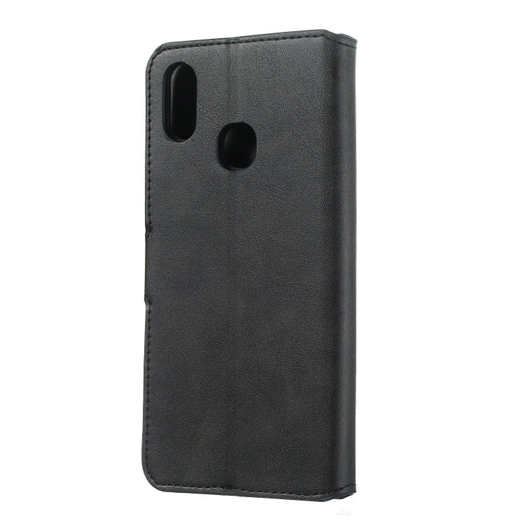 For Vivo Y91i / Y93 / Y95 Solid Color Buckle Horizontal Flip Leather Case with Wallet & Holder & Card Slots