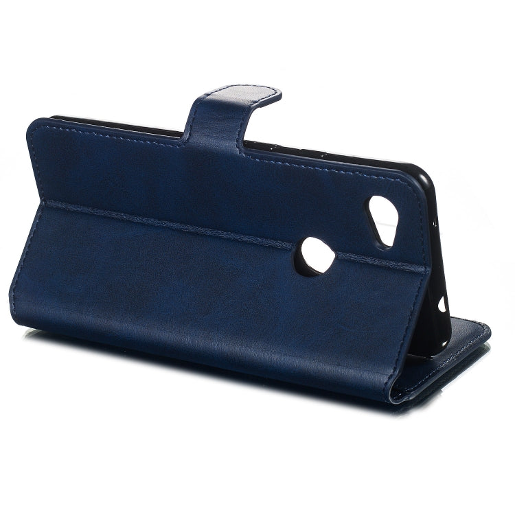 For Google Pixel 3a Solid Color Buckle Horizontal Flip Leather Case with Wallet & Holder & Card Slots