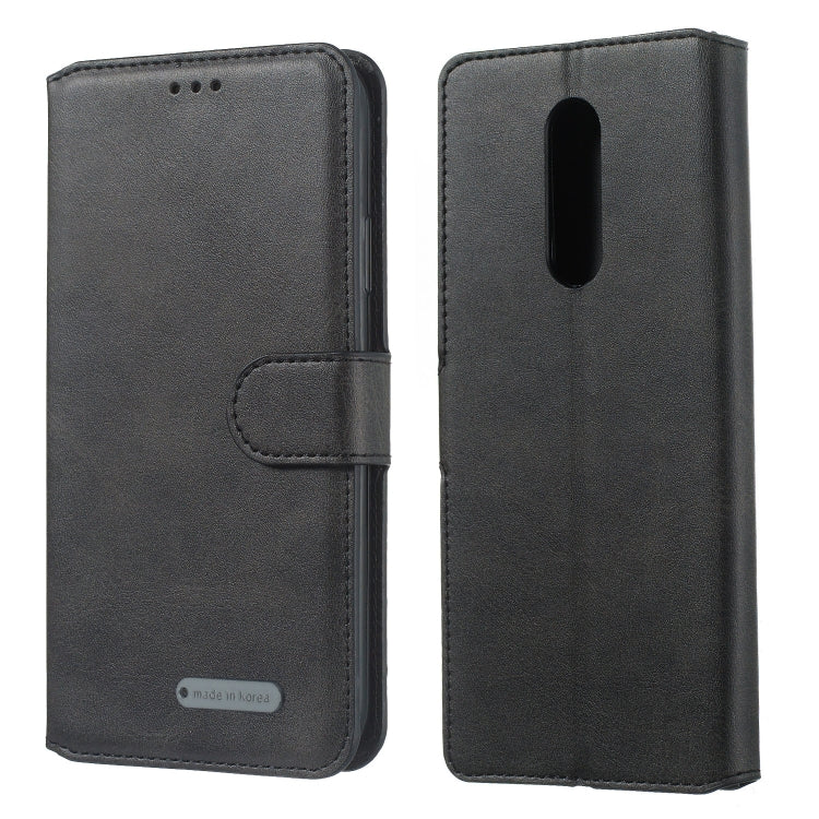 For Sony Xperia XZ4 Solid Color Buckle Horizontal Flip Leather Case with Wallet & Holder & Card Slots