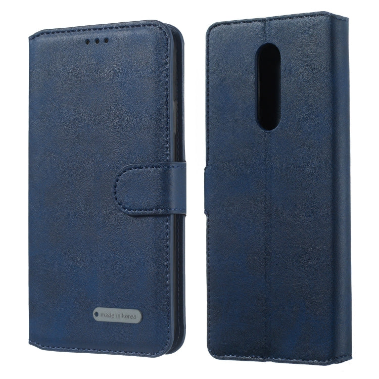 For Sony Xperia XZ4 Solid Color Buckle Horizontal Flip Leather Case with Wallet & Holder & Card Slots
