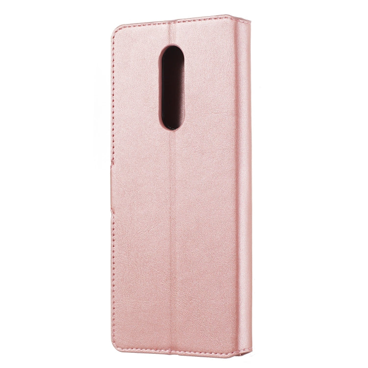 For Sony Xperia XZ4 Solid Color Buckle Horizontal Flip Leather Case with Wallet & Holder & Card Slots