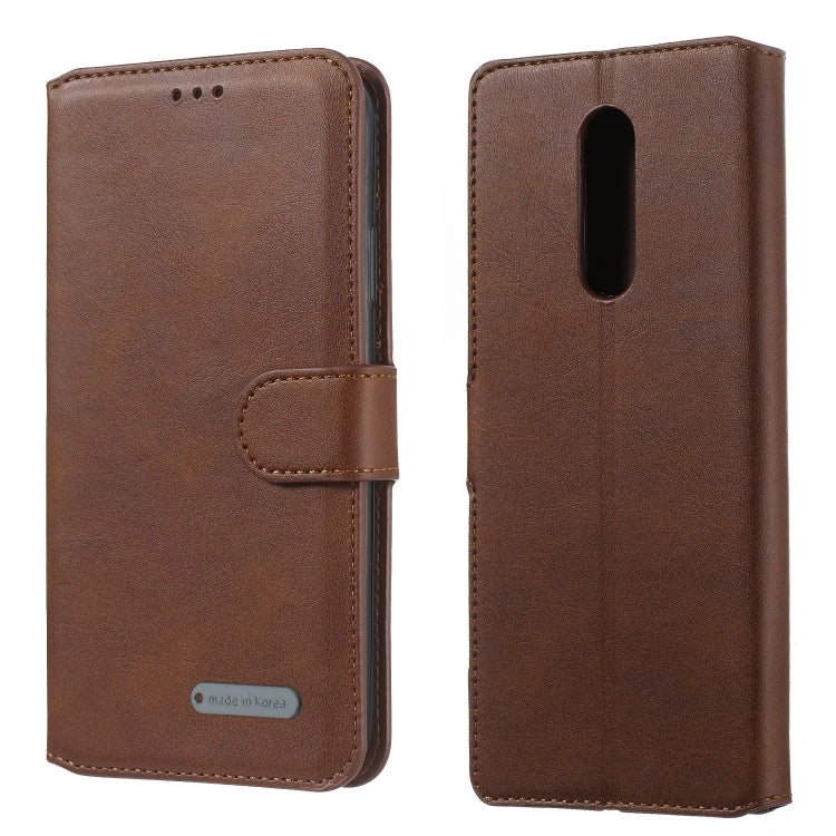 For Sony Xperia XZ4 Solid Color Buckle Horizontal Flip Leather Case with Wallet & Holder & Card Slots