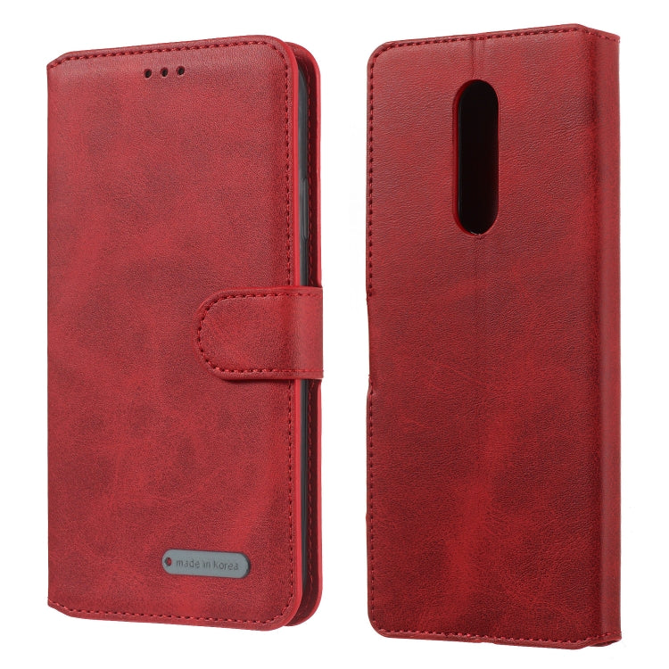 For Sony Xperia XZ4 Solid Color Buckle Horizontal Flip Leather Case with Wallet & Holder & Card Slots