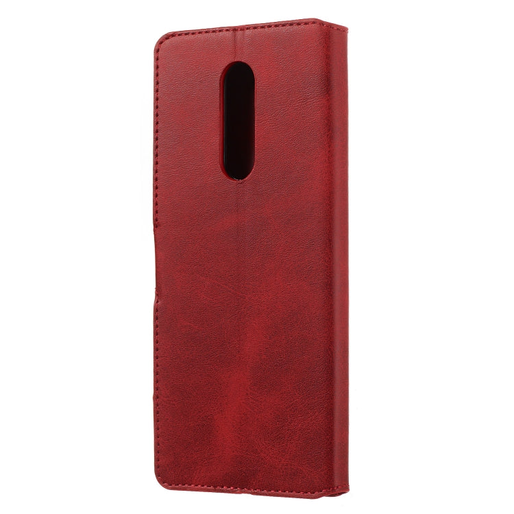 For Sony Xperia XZ4 Solid Color Buckle Horizontal Flip Leather Case with Wallet & Holder & Card Slots