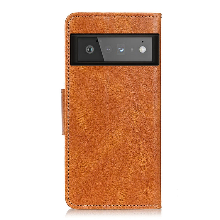 For Google Pixel 6 Pro Mirren Crazy Horse Texture Horizontal Flip Leather Case with Holder & Card Slots & Wallet