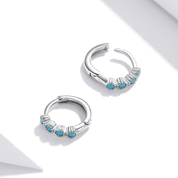 S925 Sterling Silver Simple Fashion Ear Buckle Women Earrings