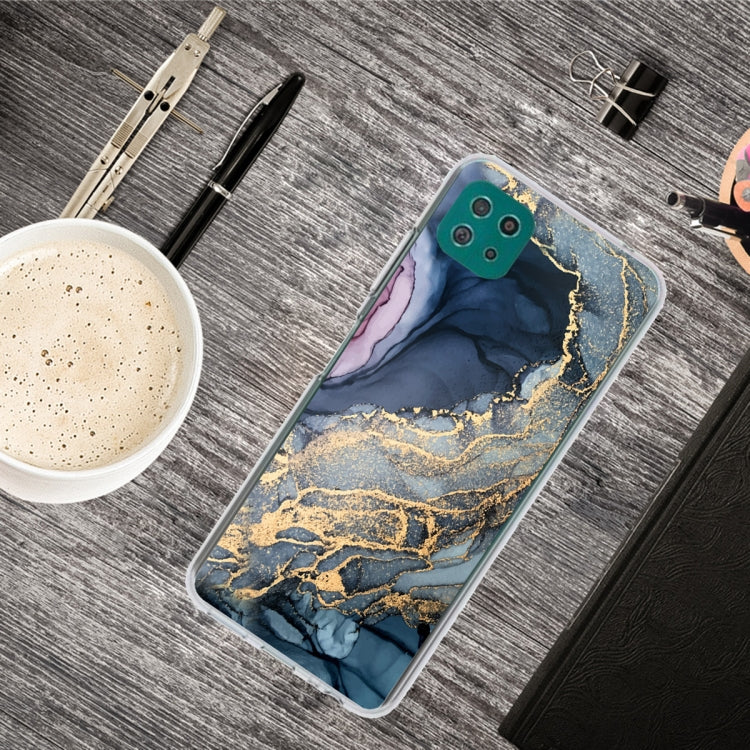 For Samsung Galaxy A22 5G Abstract Marble Pattern Protective Case