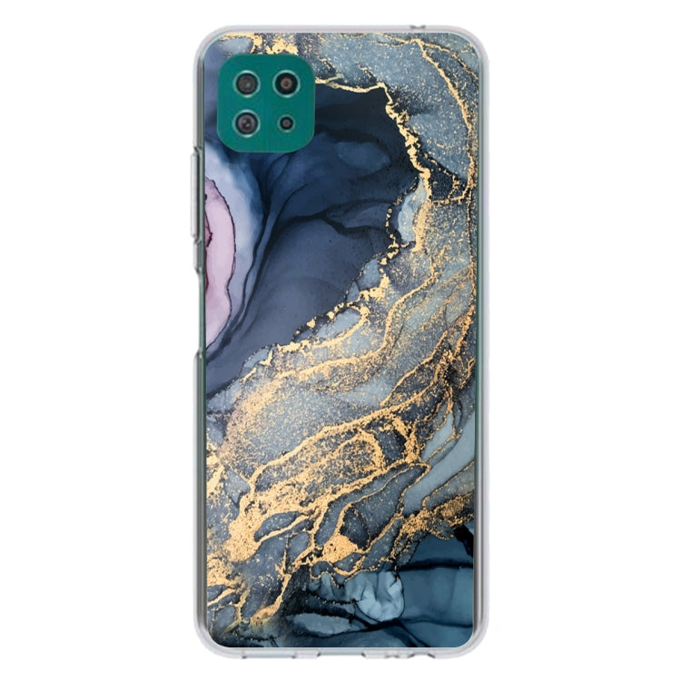 For Samsung Galaxy A22 5G Abstract Marble Pattern Protective Case