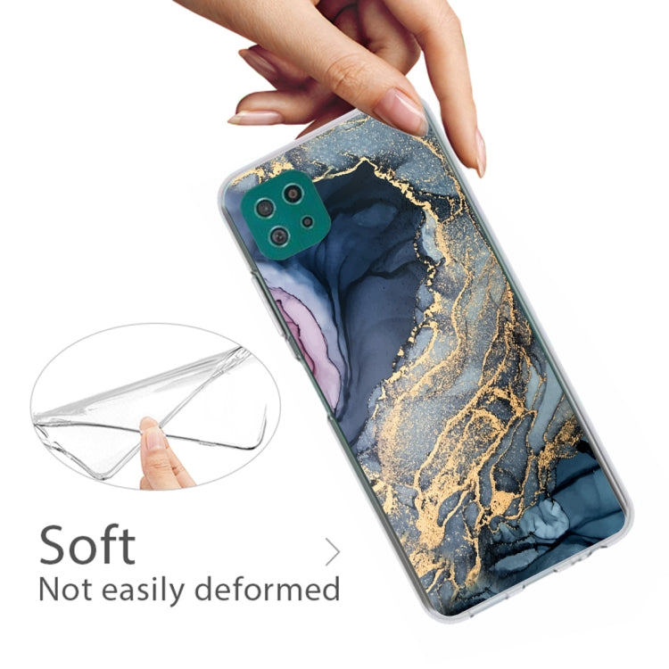 For Samsung Galaxy A22 5G Abstract Marble Pattern Protective Case