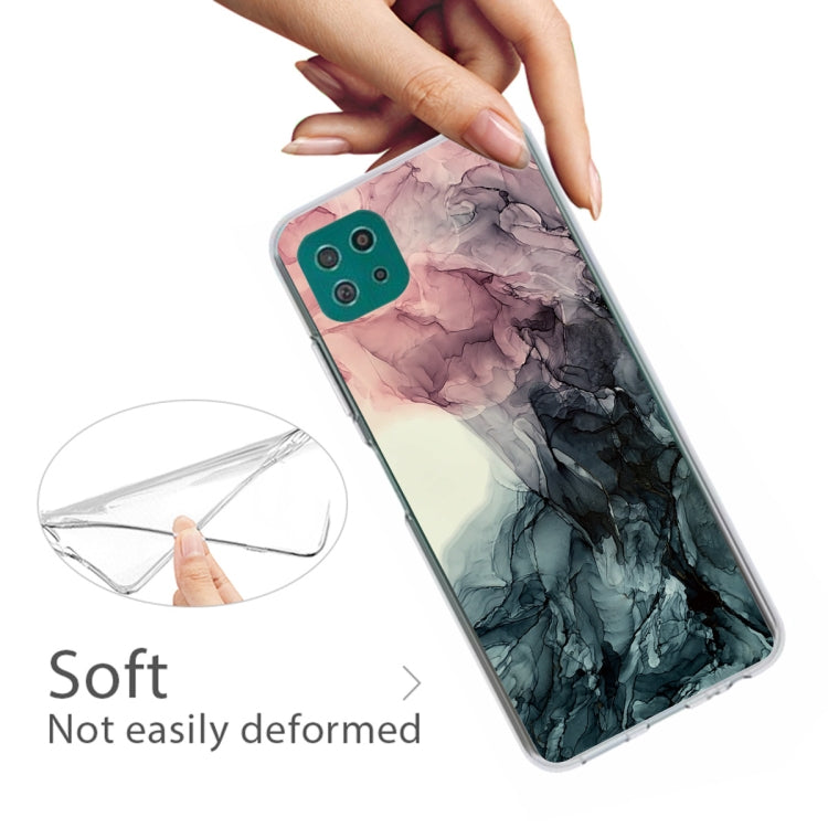 For Samsung Galaxy A22 5G Abstract Marble Pattern Protective Case