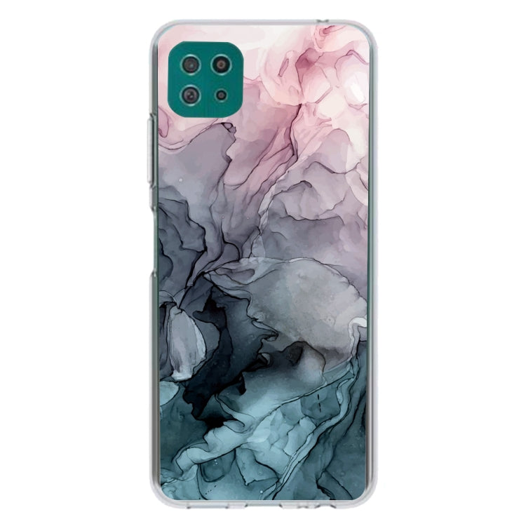 For Samsung Galaxy A22 5G Abstract Marble Pattern Protective Case