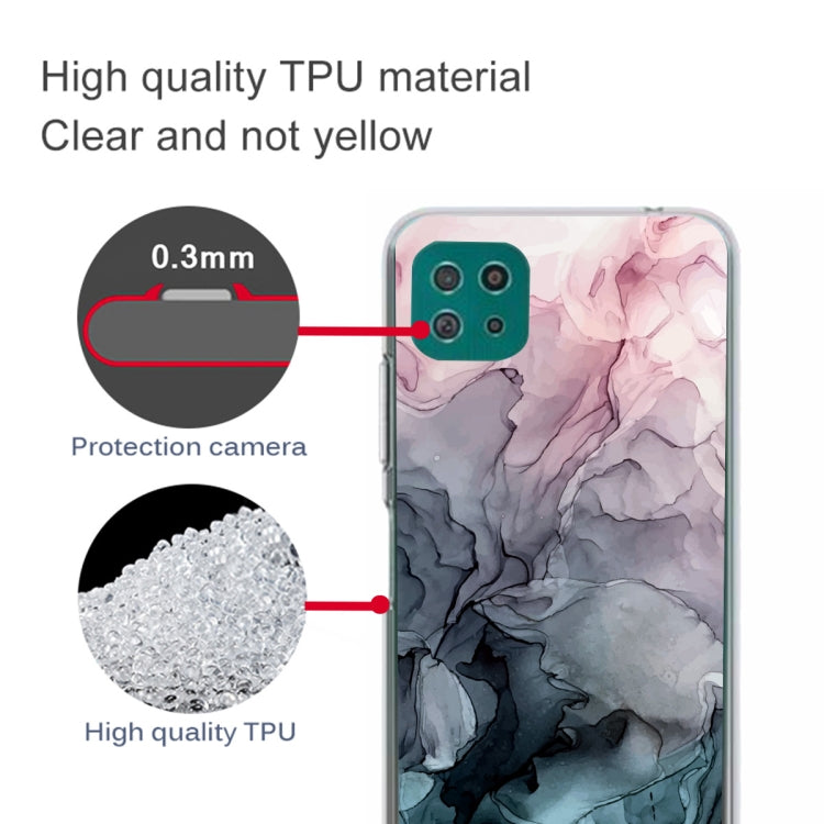 For Samsung Galaxy A22 5G Abstract Marble Pattern Protective Case