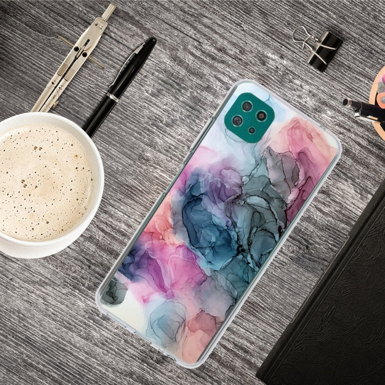 For Samsung Galaxy A22 5G Abstract Marble Pattern Protective Case