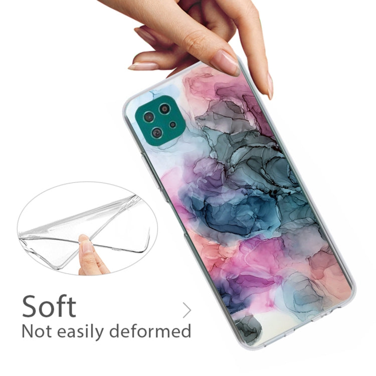 For Samsung Galaxy A22 5G Abstract Marble Pattern Protective Case