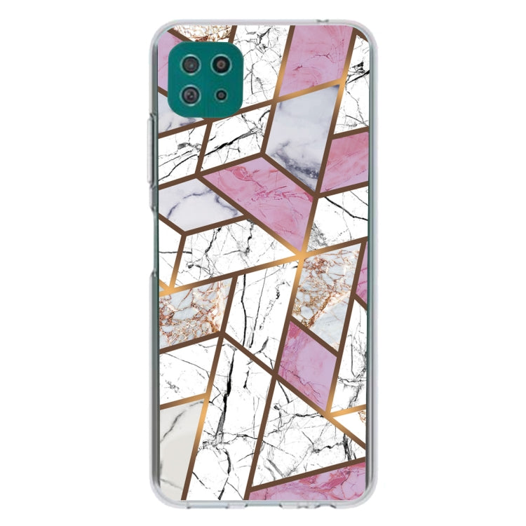 For Samsung Galaxy A22 5G Abstract Marble Pattern Protective Case