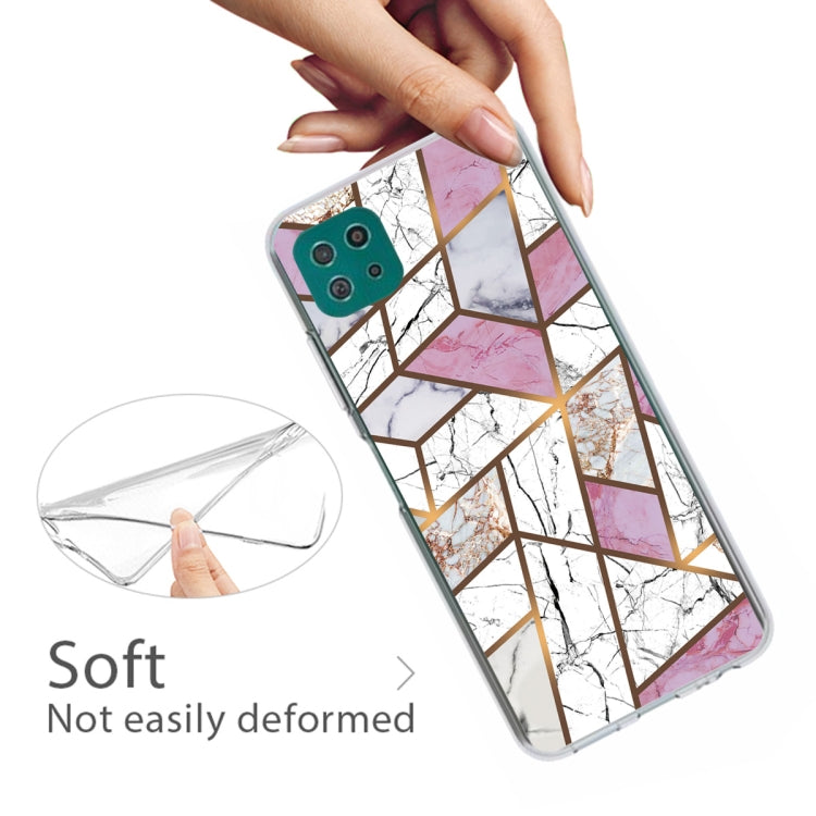 For Samsung Galaxy A22 5G Abstract Marble Pattern Protective Case