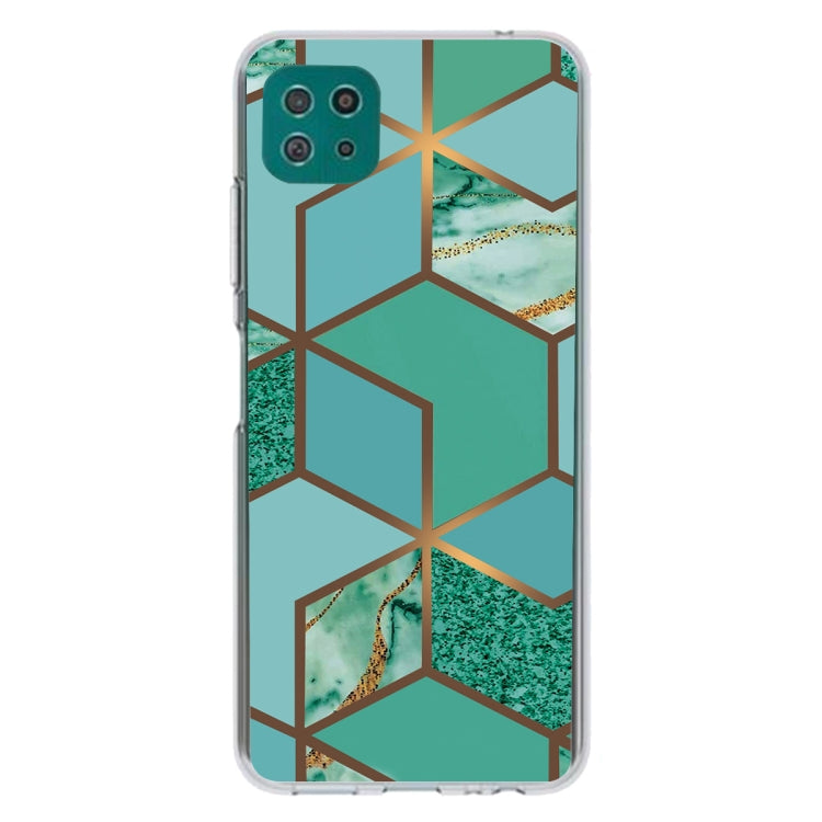 For Samsung Galaxy A22 5G Abstract Marble Pattern Protective Case