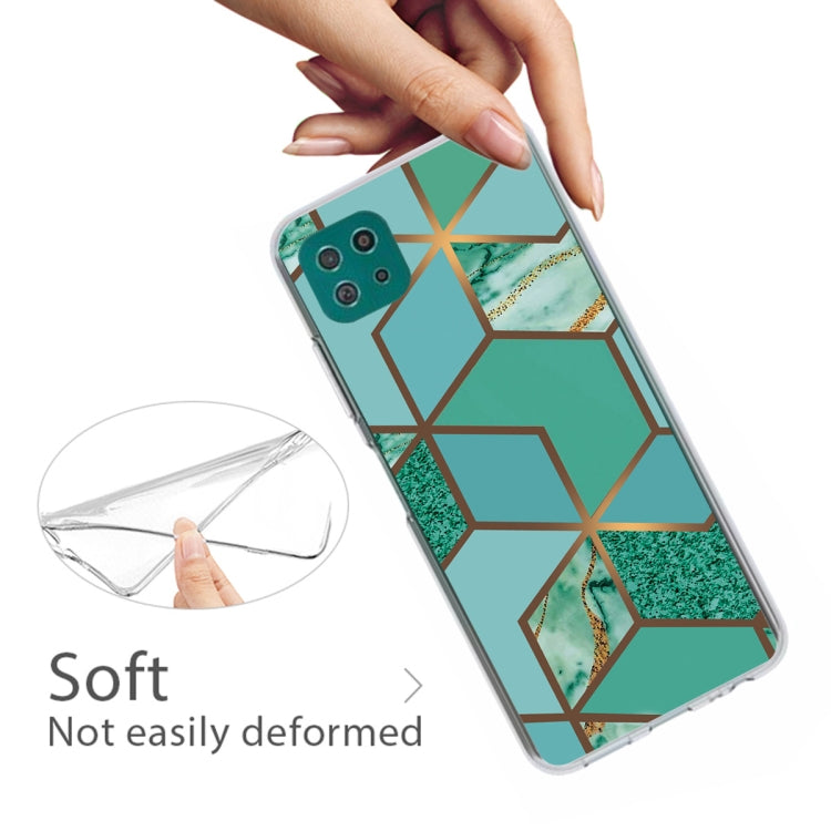 For Samsung Galaxy A22 5G Abstract Marble Pattern Protective Case